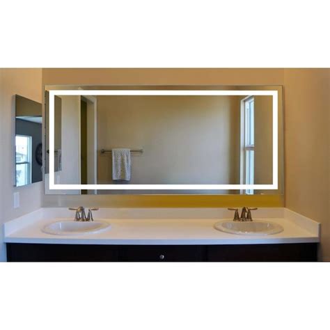 led mirror lowes|led backlit mirrors for bathrooms.